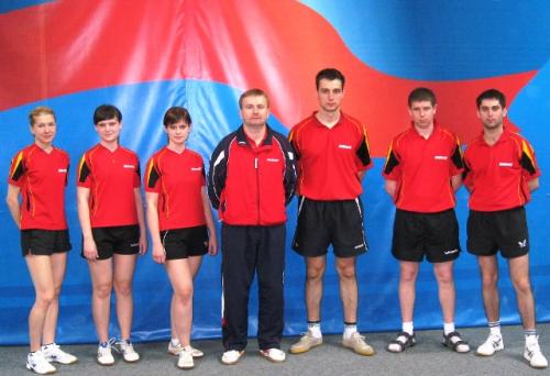 Команда ИГЭУ по настольному теннису, 2010 г.
